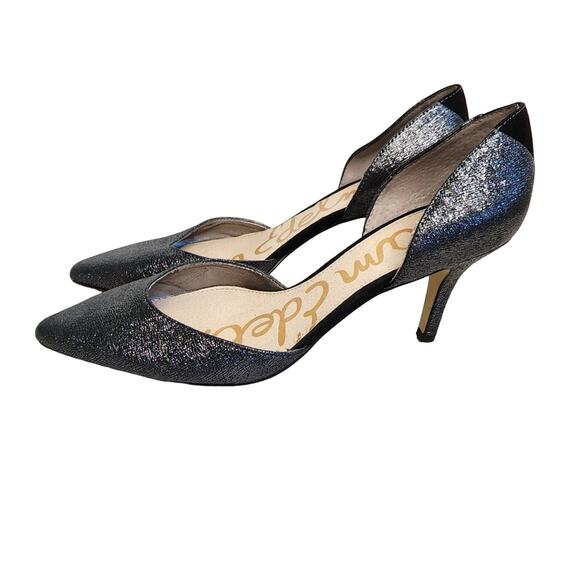 Sam Edelman Jaina Black Metallic Size 7.5 - Picture 1 of 7
